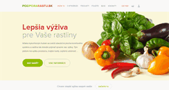 Desktop Screenshot of podporarastu.sk